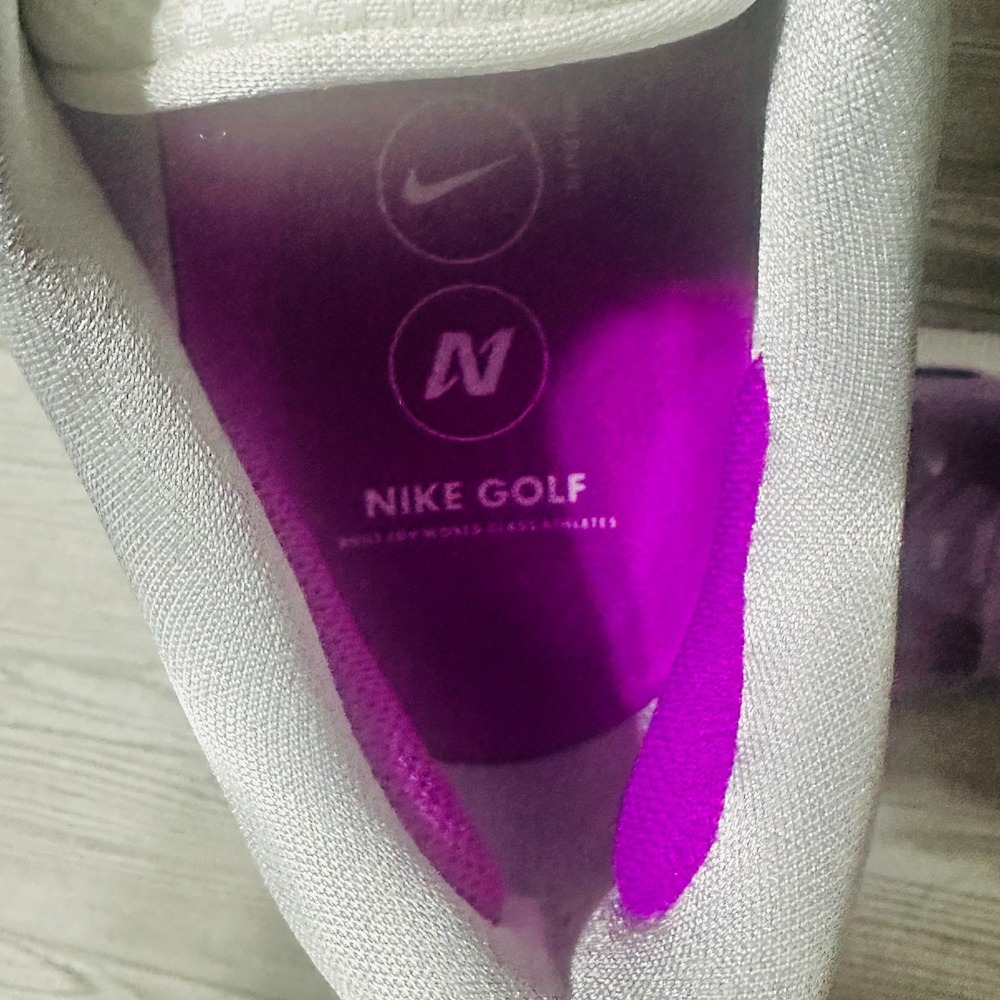Nike Air Zoom Infinity Tour NEXT% 2 Golf Shoes White‎ Purple FD0217-102 Mens 15 - Picture 8 of 9